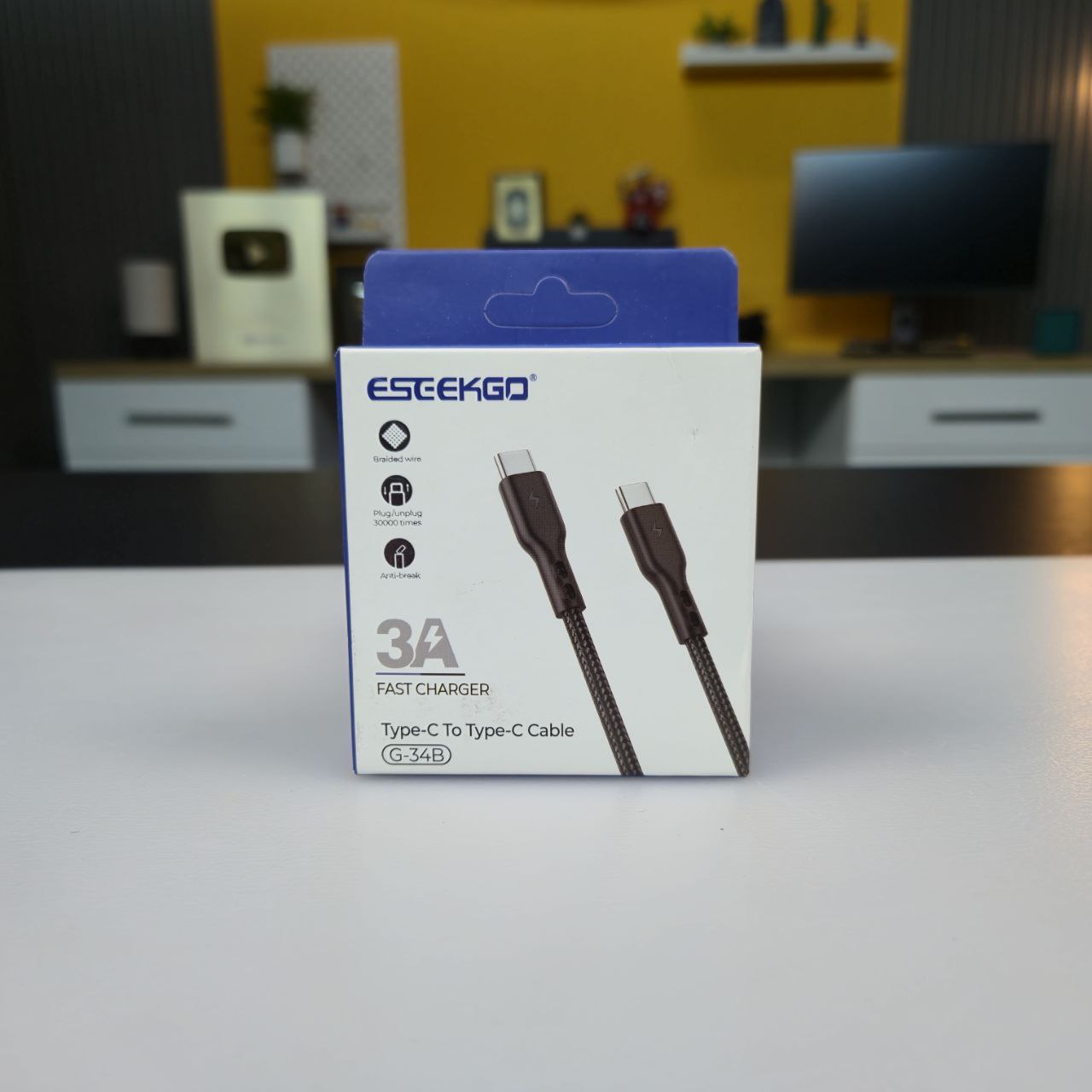 كيبل ESCEKGO Type-C إلى Type-C شحن سريع